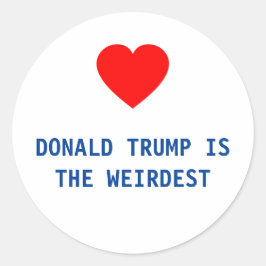 DONALD TRUMP IS DE RAARSTE STICKER