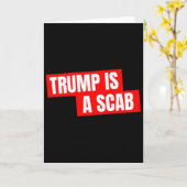 Donald Trump Is Een Schorpioen Kaart (Gele Bloem)