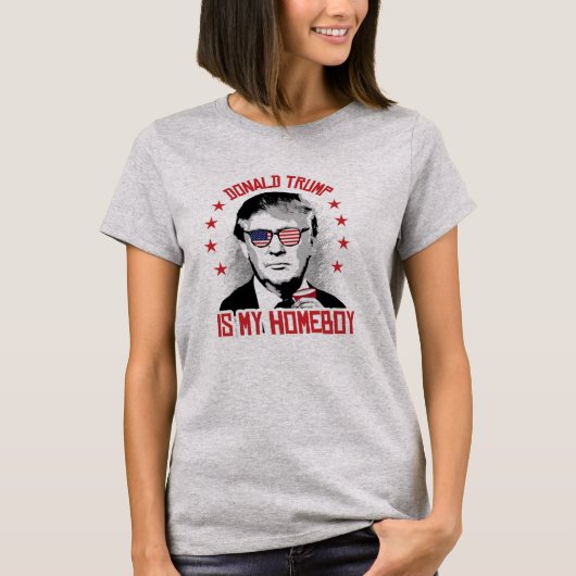 Donald Trump is mijn Homeboy - .png T-shirt (Voorkant)