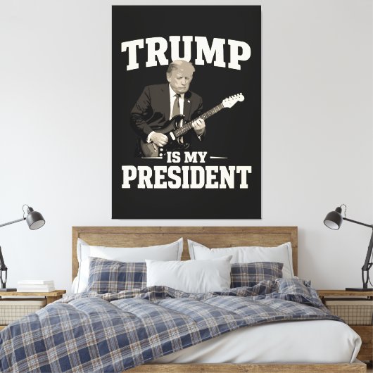 Donald Trump Is Mijn President Canvas Afdruk (Insitu (Slaapkamer))