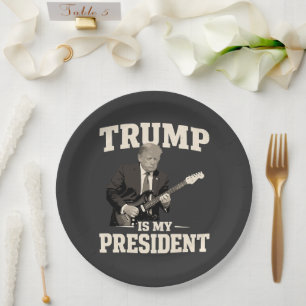 Donald Trump Is Mijn President Papieren Bordje