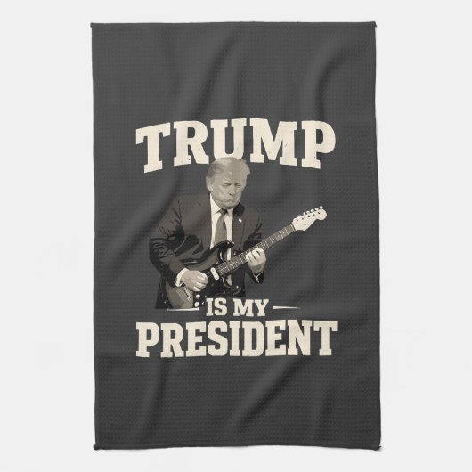 Donald Trump is mijn president Theedoek (Verticaal)
