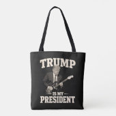 Donald Trump Is Mijn President Tote Bag (Achterkant)