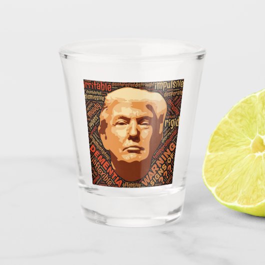 Donald Trump is niet mijn politieke President Shot Glas (Voorkant)