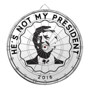 Donald Trump is niet mijn president Dartbord