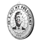 Donald Trump is niet mijn president Dartbord (Voorkant Rechts)