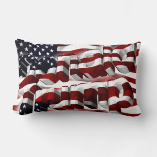 Donald Trump is patriottisch. Kussen