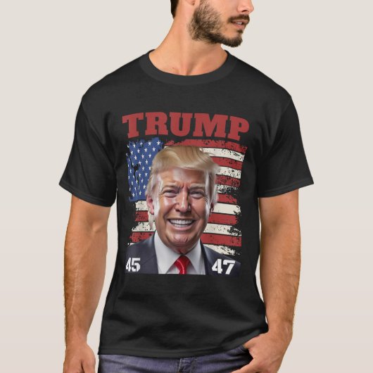 Donald Trump J.D. Vance neemt Amerika terug T-shirt (Voorkant)