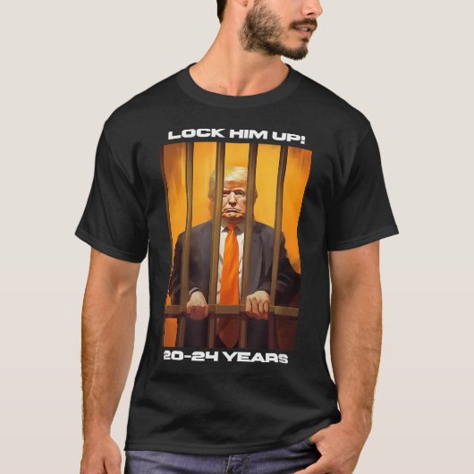Donald Trump jarenlang in de gevangenis T-shirt (Voorkant)