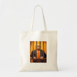 Donald Trump jarenlang in de gevangenis Tote Bag