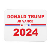 Donald Trump JD Vance 2024 Magneet (Horizontaal)