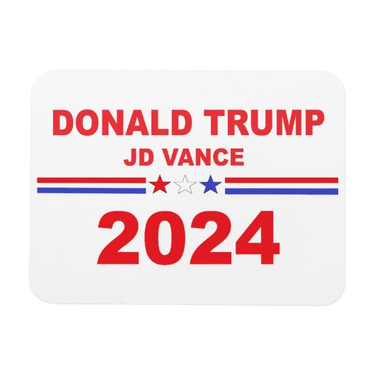 Donald Trump JD Vance 2024 Magneet (Horizontaal)