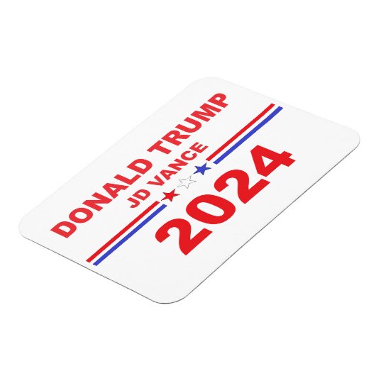 Donald Trump JD Vance 2024 Magneet (Linkerzijde)