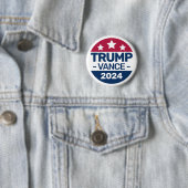 Donald Trump JD Vance 2024 Republikeinse president Ronde Button 5,7 Cm (In situ)
