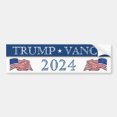 Donald Trump JD Vance in 2024 Bumpersticker (Voorkant)
