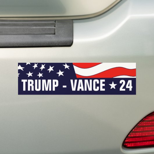 Donald Trump JD Vance President 24 Bumpersticker (Op auto)
