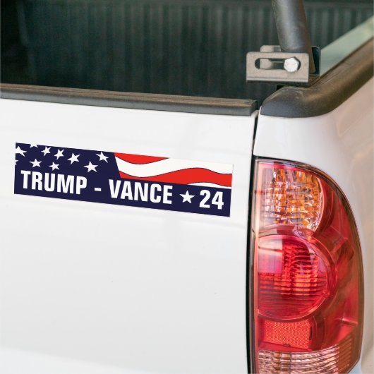 Donald Trump JD Vance President 24 Bumpersticker (Op Truck)