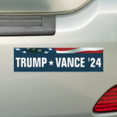 Donald Trump JD Vance President 24 Bumpersticker (Op auto)