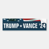Donald Trump JD Vance President 24 Bumpersticker (Voorkant)