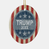Donald Trump - Je kunt datum veranderen in 2020 Keramisch Ornament (Rechts)