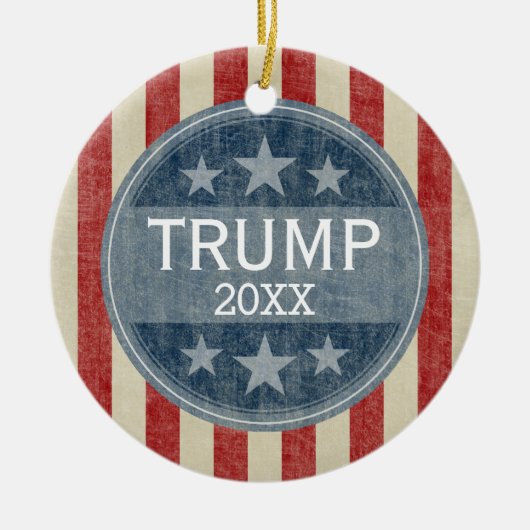 Donald Trump - Je kunt datum veranderen in 2020 Keramisch Ornament (Voorkant)