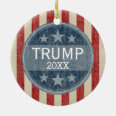 Donald Trump - Je kunt datum veranderen in 2020 Keramisch Ornament (Achterkant)