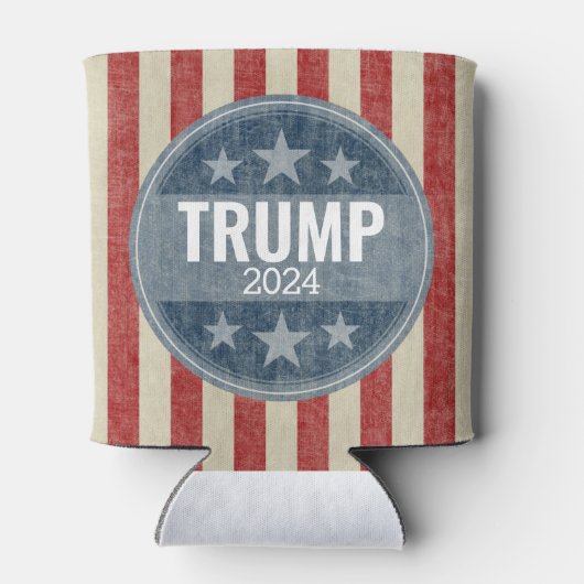 Donald Trump - Je kunt datum veranderen in 2024 Blikjeskoeler (Achterkant)