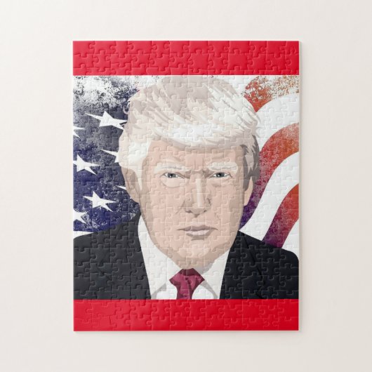 DONALD TRUMP JIGSAW PUZZZLE LEGPUZZEL (Verticaal)