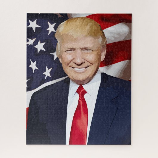 DONALD TRUMP JIGSAW PUZZZLE LEGPUZZEL (Verticaal)