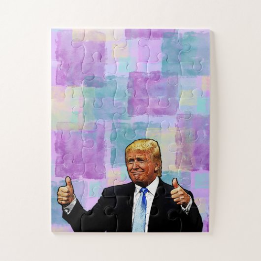 DONALD TRUMP JIGSAW PUZZZLE LEGPUZZEL (Verticaal)