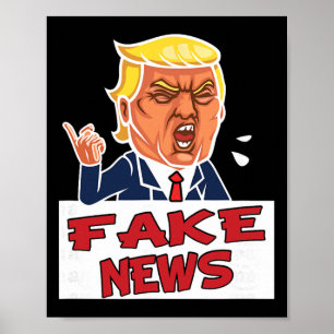 Donald Trump Jij Bent Nepnieuws  Poster