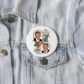 Donald Trump/John Miller Ronde Button 7,6 Cm (In situ)