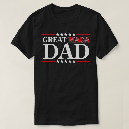Donald Trump jr vaderdag geweldige maga dad T-shirt (Design voorkant)