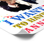 Donald Trump Jubileum Celebration Balloons Poster (Hoek)