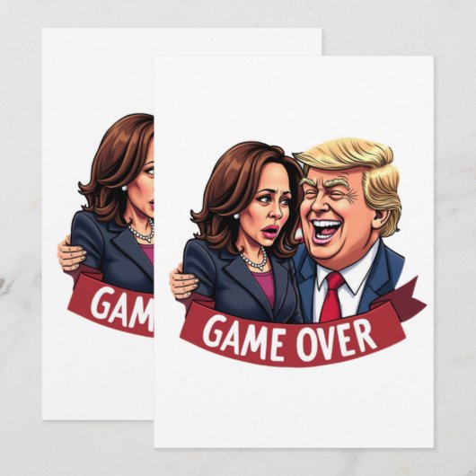 Donald Trump Kaart (Voorkant / Achterkant)