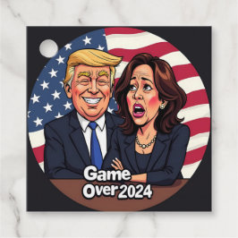 Donald Trump Kamala Harris Bedankjes Labels