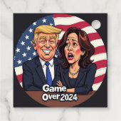 Donald Trump Kamala Harris Bedankjes Labels (Achterkant)