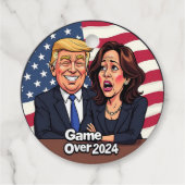 Donald Trump Kamala Harris Bedankjes Labels (Voorkant)