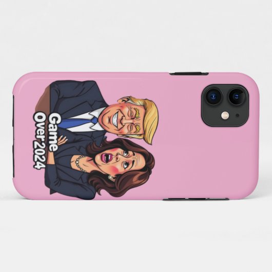 Donald Trump Kamala Harris Case-Mate iPhone Case (Achterkant (horizontaal))