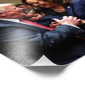 Donald Trump Kamala Harris Foto Afdruk (Hoek)