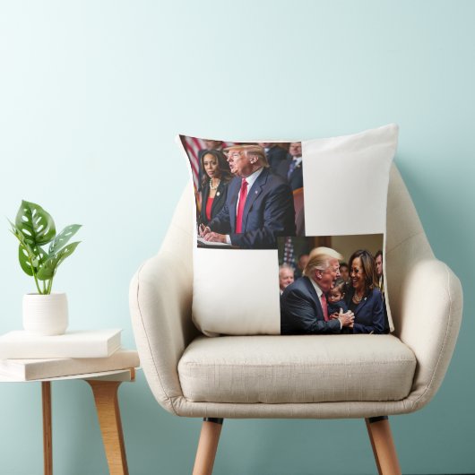 Donald Trump Kamala Harris Kussen (Stoel)