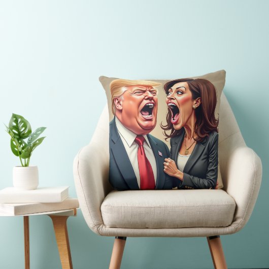Donald Trump Kamala Harris Kussen (Stoel)