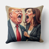 Donald Trump Kamala Harris Kussen (Achterkant)