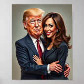 Donald Trump Kamala Harris Poster (Voorkant)
