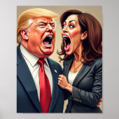 Donald Trump Kamala Harris Poster (Voorkant)