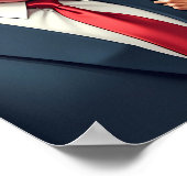 Donald Trump Kamala Harris Poster (Hoek)