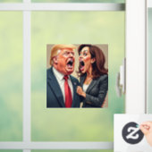 Donald Trump Kamala Harris Raamsticker (Huis)
