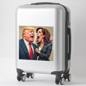 Donald Trump Kamala Harris Sticker (Koffer)