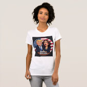 Donald Trump Kamala Harris T-shirt (Voorkant volledig)