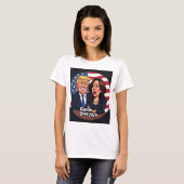 Donald Trump Kamala Harris T-shirt (Voorkant volledig)